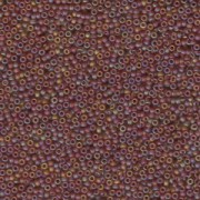 Miyuki Rocailles Beads 1,5mm 134FR matt rainbow light  Brown 11gr